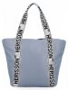 Modna Torebka Damska Shopper Bag firmy Herisson 1502H431 Błękitna